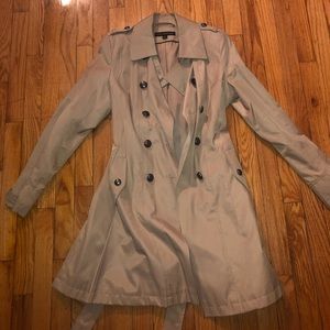 (Via Spiga) Double Breasted Rain/Trench Jacket